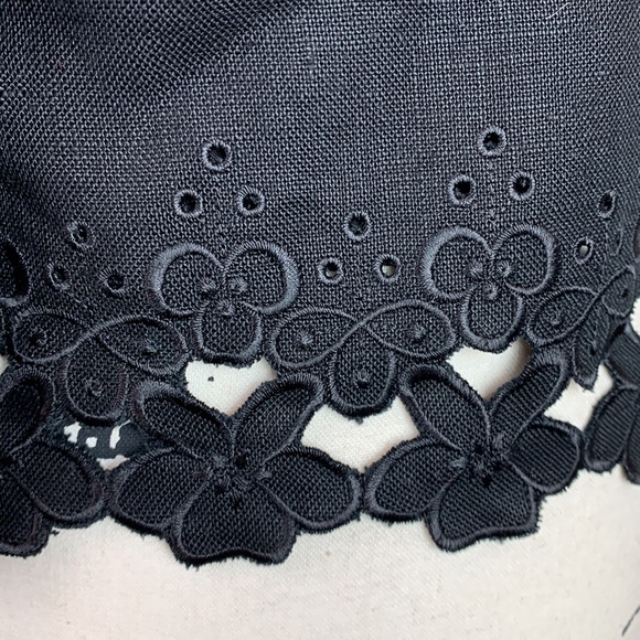 Rare Find! Vintage Donna Ricco New York Linen Button Back Tank NEW! - Picture 6 of 7